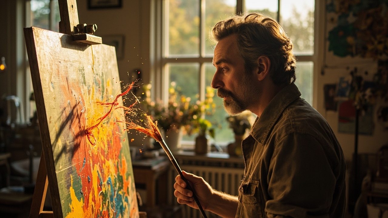 vie de david hockney : biographie romancée par cusset