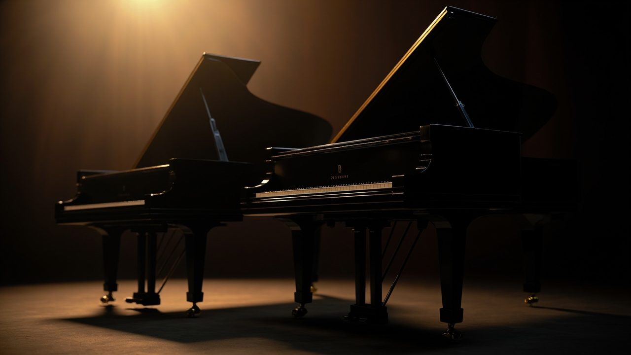 deux pianos : drame intime et virtuosité, critique