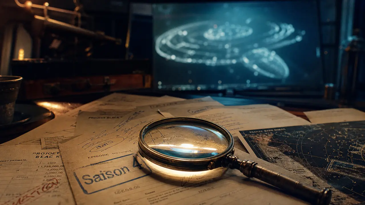 foundation saison 4 renouvellement confirmé, documents et carte stellaire