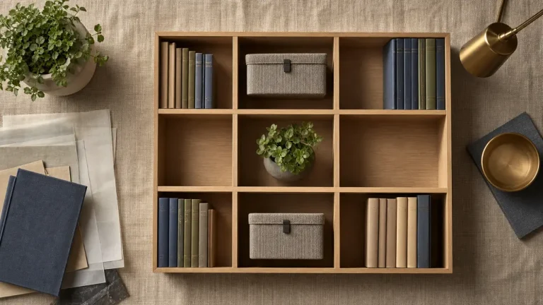 Bibliothèque décoration : étagères ouvertes ou fermées, salon ordonné