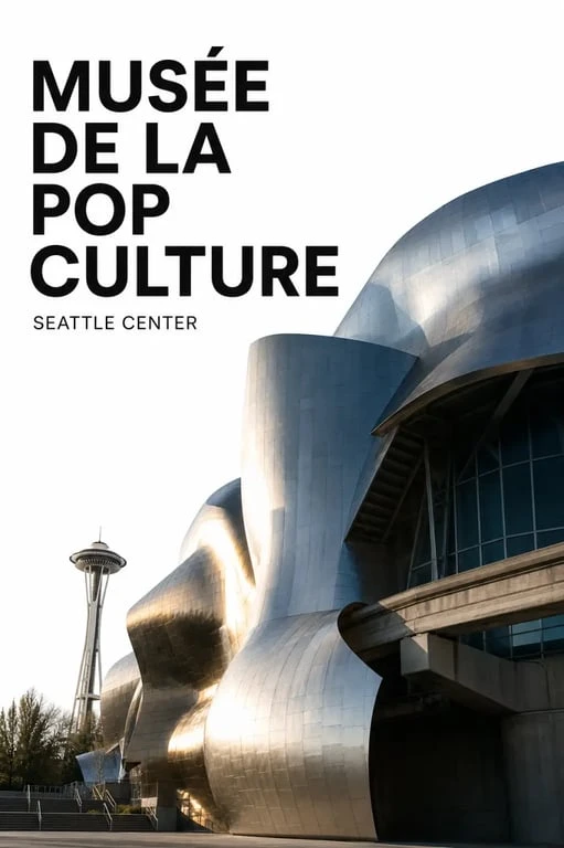 Le Museum of Pop Culture à Seattle, façade emblématique du Museum of Pop Culture au Seattle Center