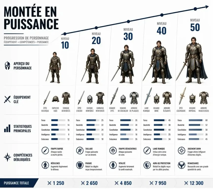 Progression de la power fantasy dans les jeux vidéo isekai