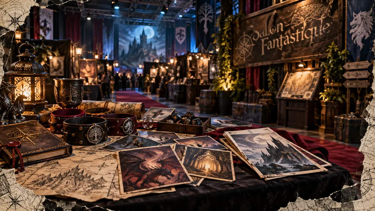 Salon fantastique Paris : hall et stands cosplay, ambiance événement