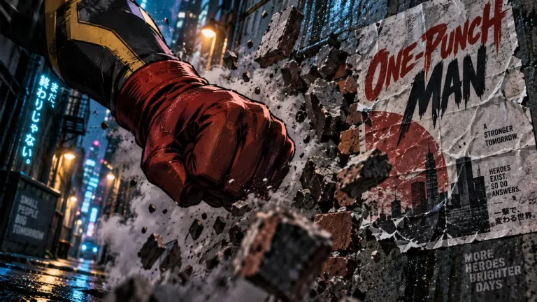manga one punch manga : One-Punch Man, poing et enjeu